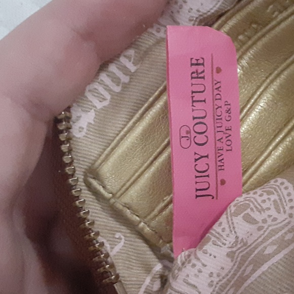 Juicy Couture Pink Vintage Wristlet - Picture 5 of 5